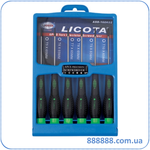   Torx    6 . ASD-168K02 Licota